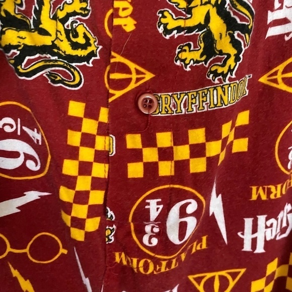 100% cotton, Harry Potter, Gryffindor, pajama bottoms, men’s extra large - Picture 3 of 5